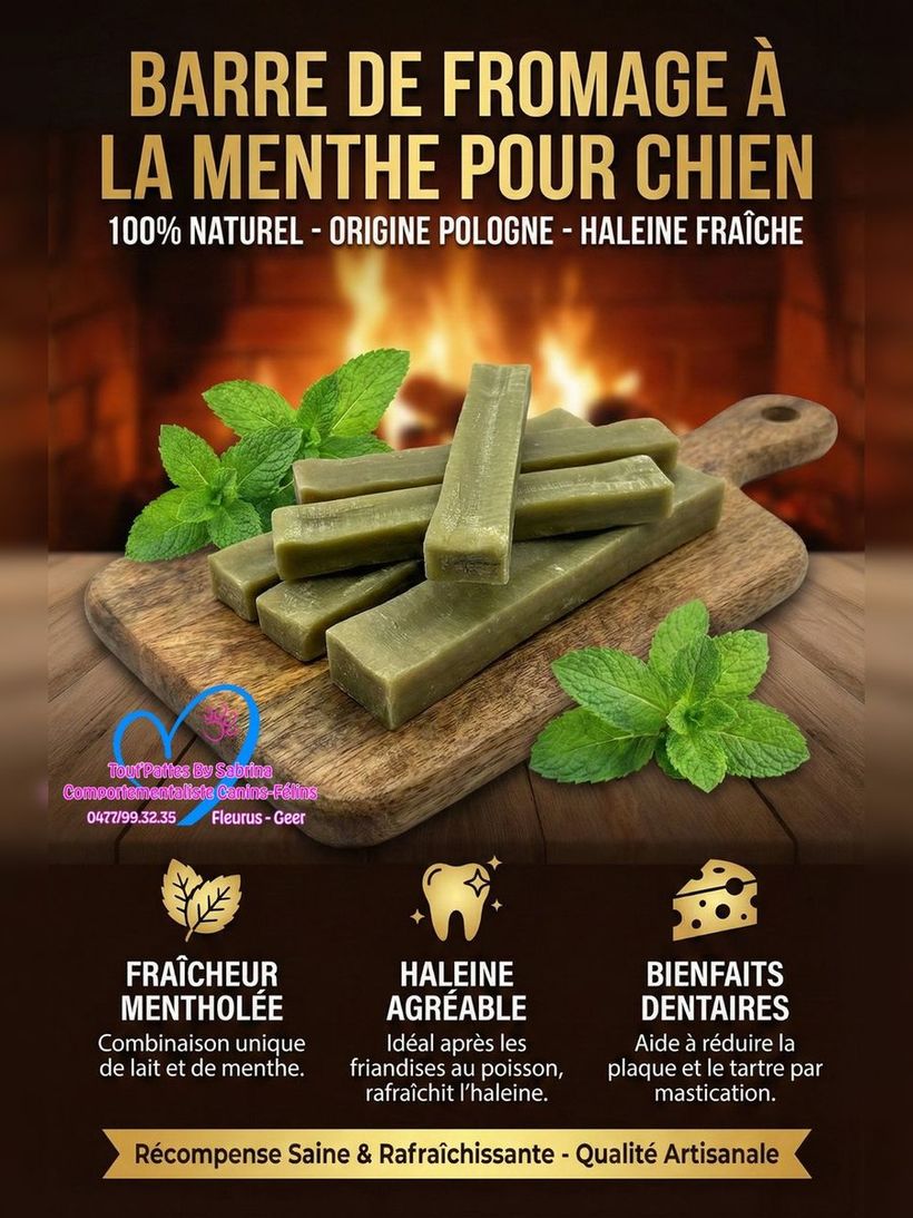 Barre de Fromage à la Menthe