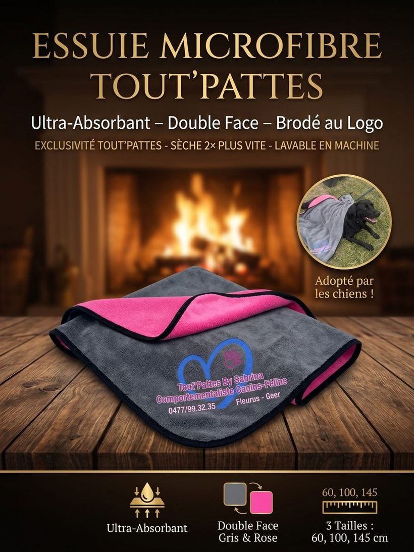 Essuie Microfibre Tout'Pattes
