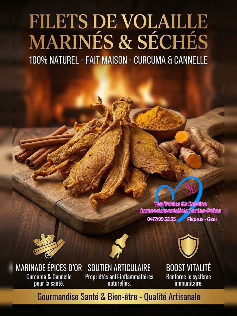 Filets de Volaille Marinés & Séchés