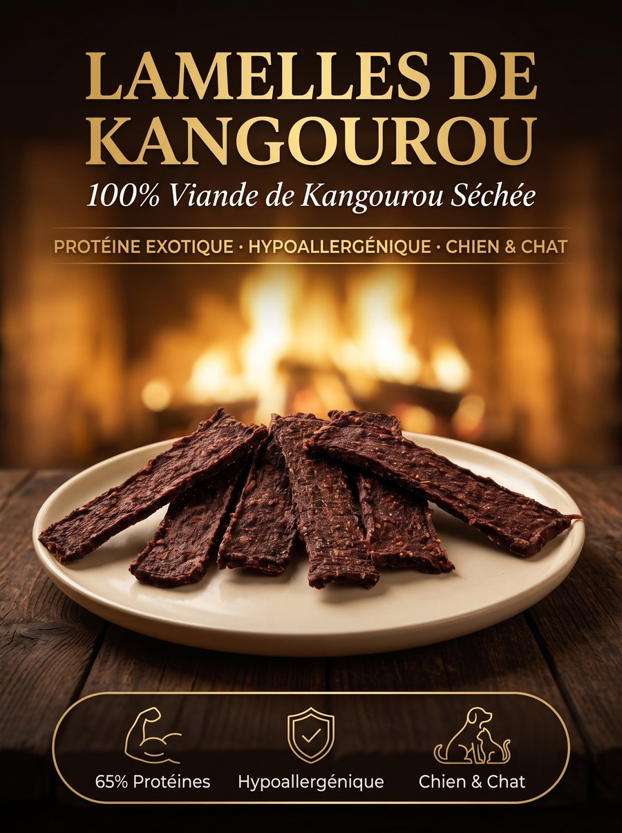 Lanières de Kangourou Sauvage
