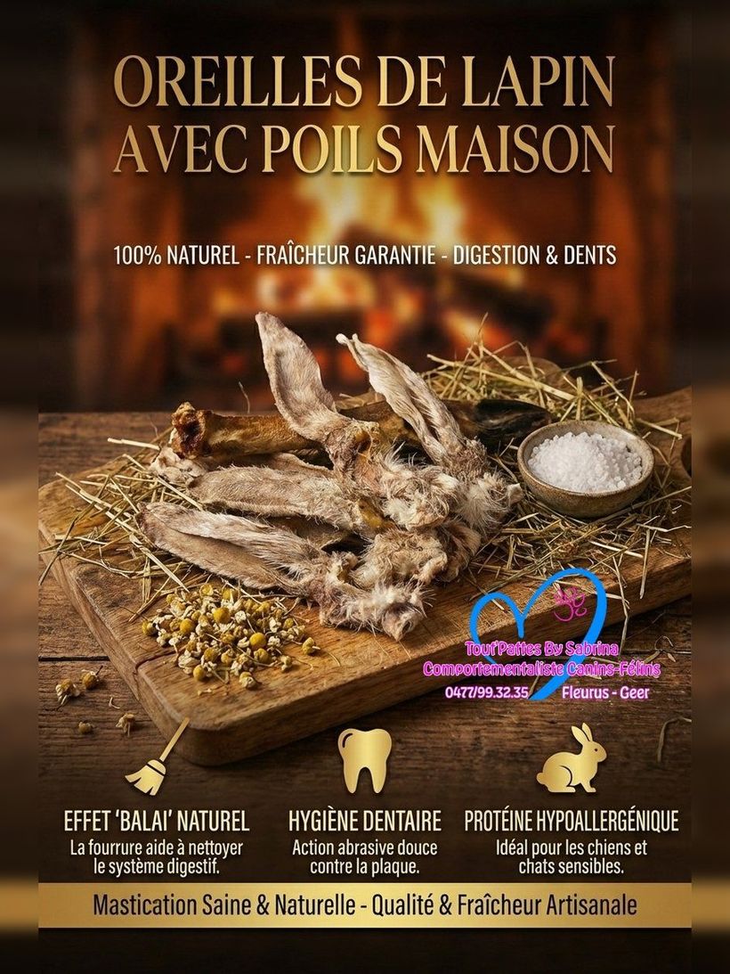 Oreilles de Lapin avec Poils Maison