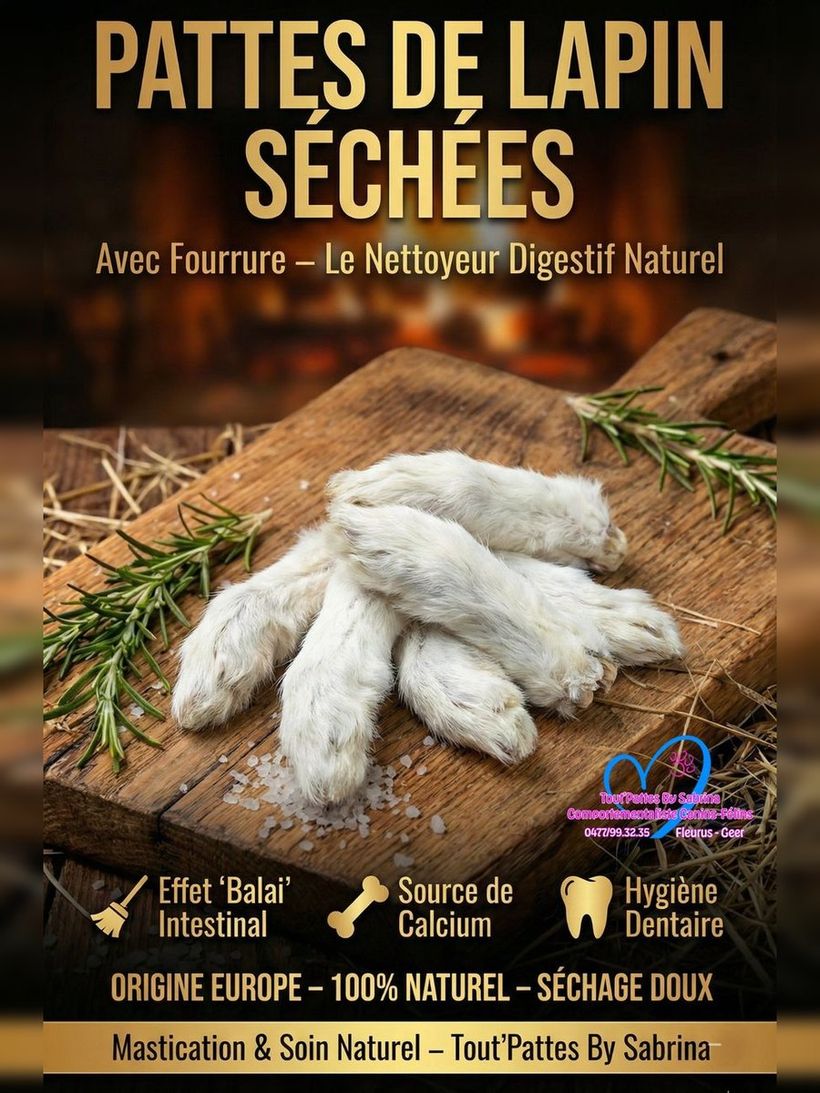 Pattes de Lapin Séchées