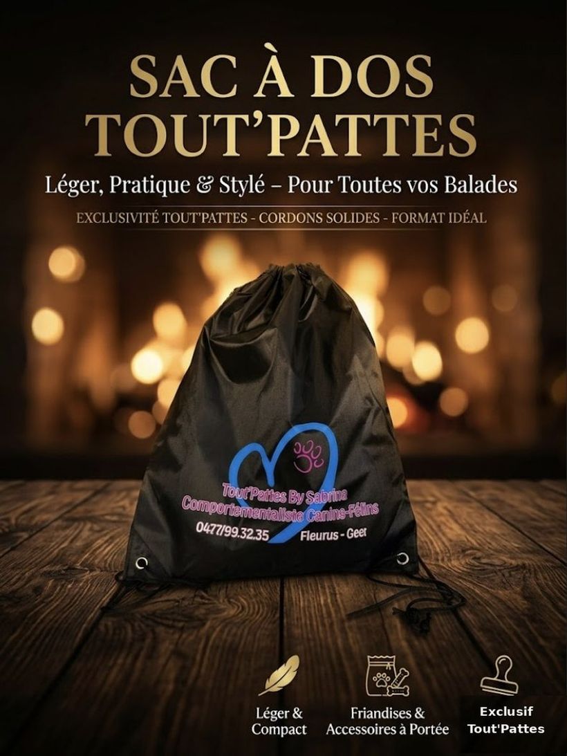 Sac à Dos Tout'Pattes